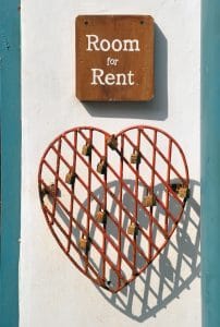 Room for Rent Sign